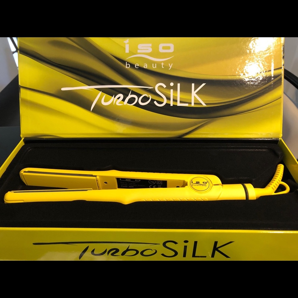 Turbo Silk 1” Flat Iron 100% - Brand New!